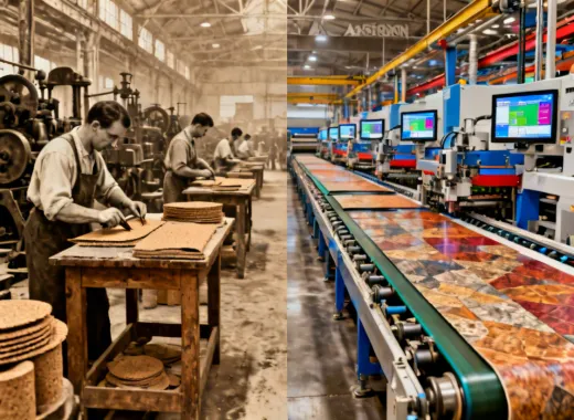 Armstrong history from 1890s factory to modern manufacturing