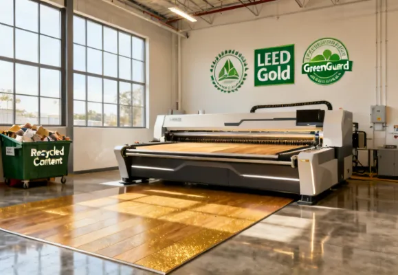 Armstrong sustainable flooring manufacturing